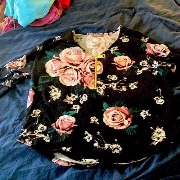 Baggy floral sweater - Picture 1 of 4
